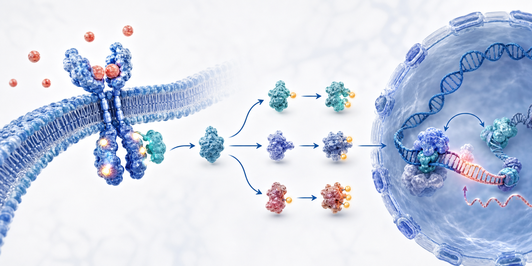 Molecular mechanism pathway diagram